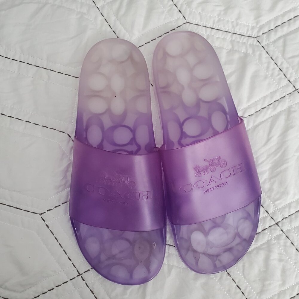 Coach jelly slides sz 8.5